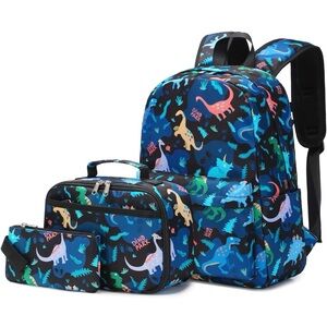 Kids Backpack 3 piece Set - dinosaurs